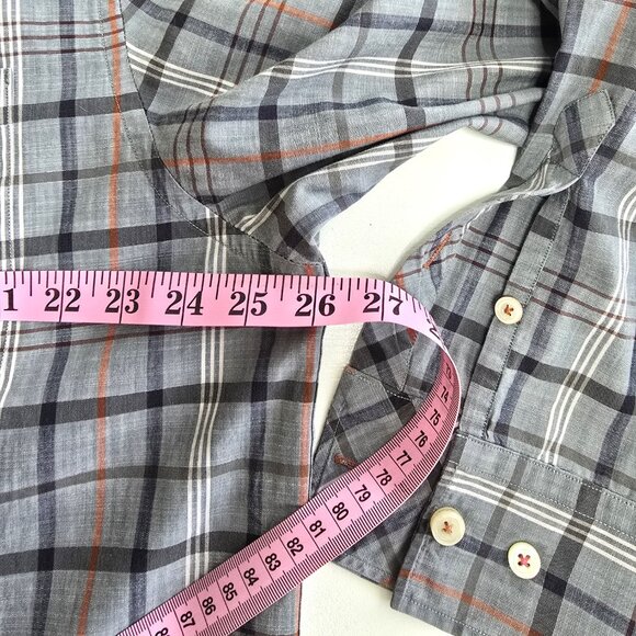 Tommy Bahama Men's Plaid Shirt Grey Size XL/TG - Picture 7 of 10